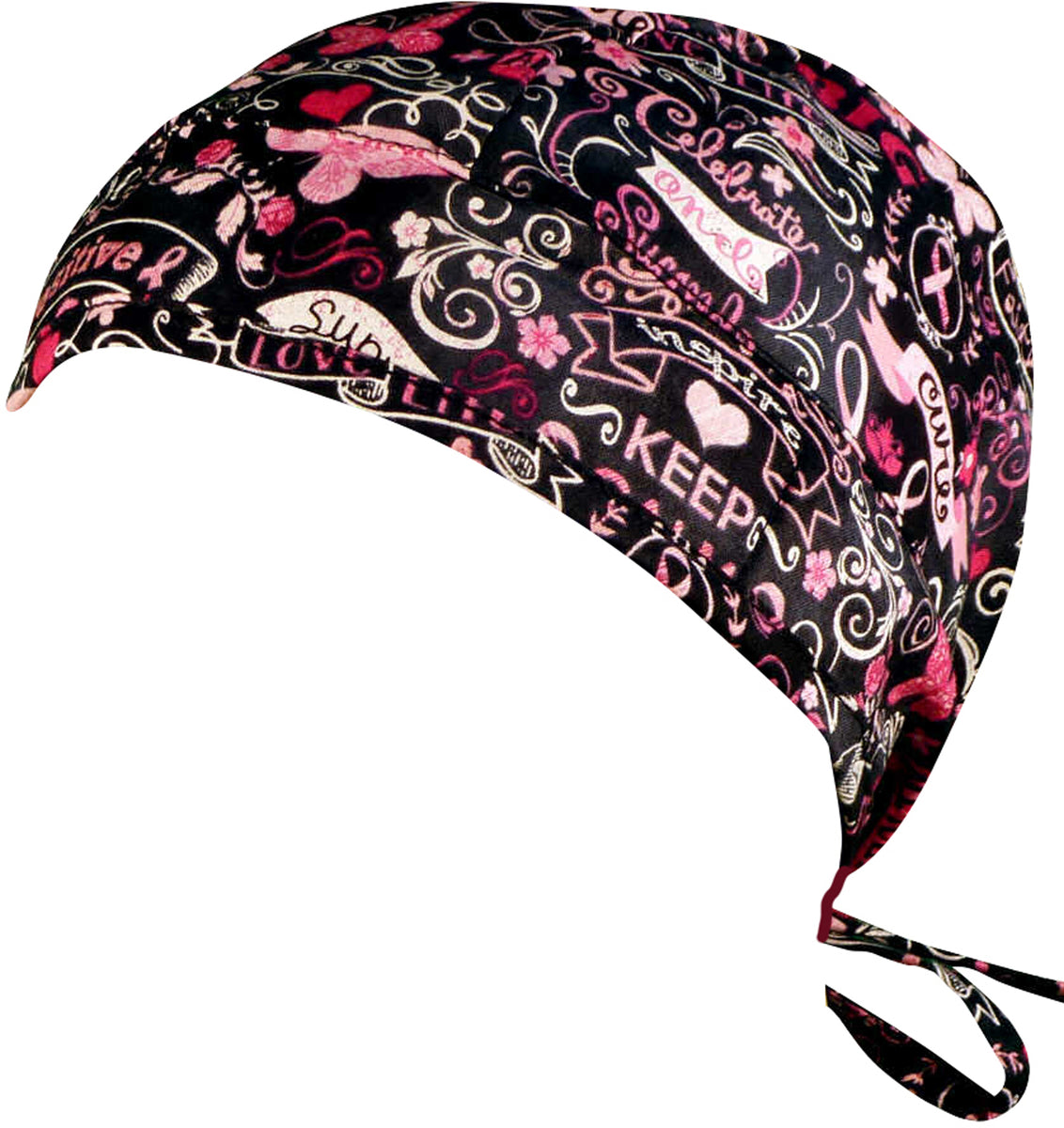 Breast cancer discount skull cap