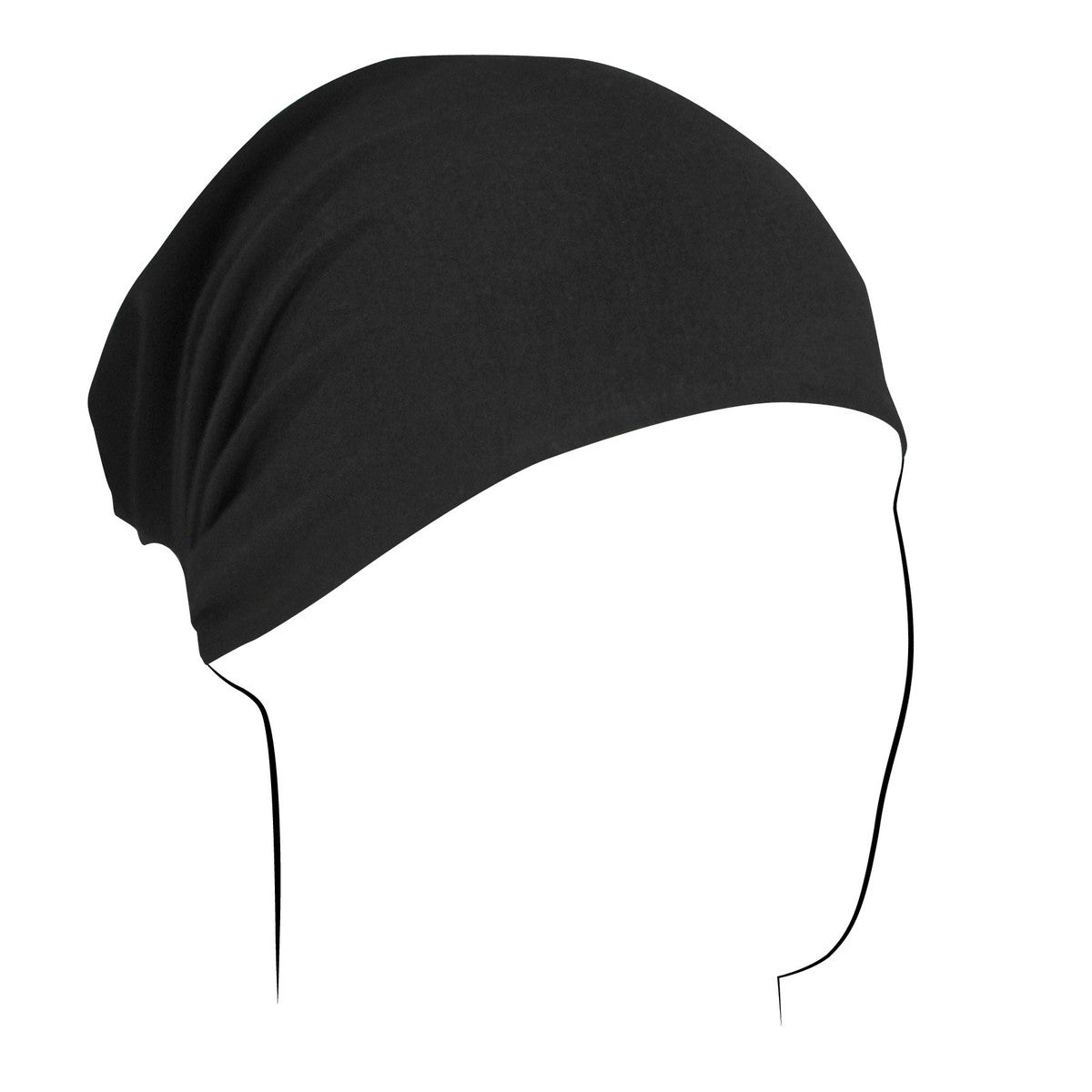 Yin Yang Durag Doo Rag Motorcycle Skull Cap Headwrap Biker Fun 