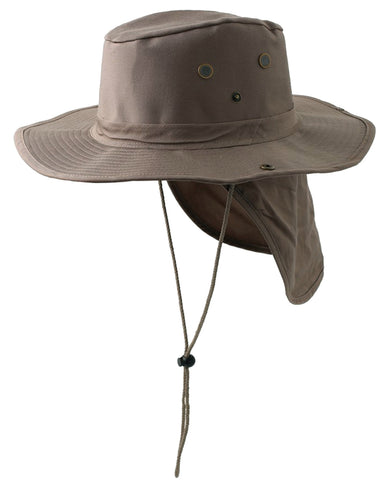 Safari Boonie Fishing Sun Hat Cotton Blend - Khaki SMALL – Buy Caps and ...